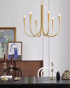 WOMO Swoop Arm Candle Chandelier-WM2508 thumbnail