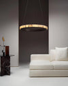 WOMO Tiered Circular Alabaster Chandelier-WM2858 thumbnail