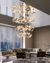 WOMO Circular Tiered Gingko Chandelier-WM2427 thumbnail