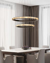 WOMO Tiered Circular Alabaster Chandelier-WM2858 thumbnail
