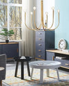 WOMO Swoop Arm Candle Chandelier-WM2508 thumbnail