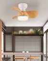 WOMO Small Flush Mount Ceiling Fan Lamp-WM5114 thumbnail