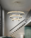 WOMO Tiered Circular Led Crystal Chandelier-WM2491b thumbnail