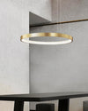 WOMO Circular Led Brass Chandelier-WM2357 thumbnail