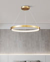 WOMO Circular Led Brass Chandelier-WM2357 thumbnail