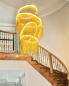 WOMO Tiered Fringe Chandelier-WM2062c thumbnail