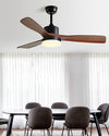 WOMO 3 Wood Blade Ceiling Fan Lamp-WM5068 thumbnail