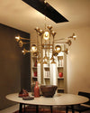 WOMO Gold Trumpet Art Deco Chandelier-WM2614 thumbnail