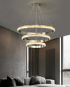 WOMO Tiered Circular Led Crystal Chandelier-WM2491b thumbnail