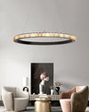 WOMO Tiered Circular Alabaster Chandelier-WM2858 thumbnail