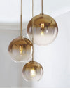 WOMO Coloured Glass Globe Pendant Light-WM2500 thumbnail