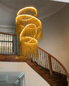 WOMO Tiered Fringe Chandelier-WM2062c thumbnail