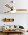 WOMO 3 Wood Blade Ceiling Fan Lamp-WM5068 thumbnail