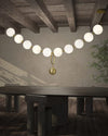 WOMO Pearl Brass Globe Dining Room Chandelier-WM2102b thumbnail