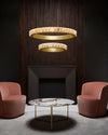 WOMO Tiered Circular Alabaster Chandelier-WM2858 thumbnail