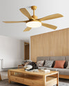 WOMO Scandi 5 Blade Ceiling Fan Lamp-WM5125 thumbnail