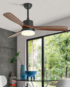 WOMO 3 Wood Blade Ceiling Fan Lamp-WM5068 thumbnail
