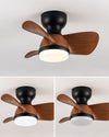 WOMO Small Flush Mount Ceiling Fan Lamp-WM5114 thumbnail