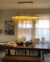 WOMO Fringe Linear Chandelier-WM2062b thumbnail