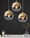WOMO Coloured Glass Globe Pendant Light-WM2500 thumbnail
