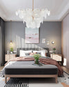 WOMO Textured Glass Disc Chandelier-WM2477 thumbnail