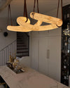 WOMO Infinity Large Alabaster Chandelier-WM2883 thumbnail