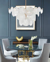 WOMO Textured Glass Disc Chandelier-WM2477 thumbnail