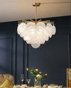WOMO Tiered Textured Glass Cloud Chandelier-WM2005 thumbnail
