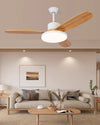 WOMO 3 Wood Blade Ceiling Fan Lamp-WM5090 thumbnail