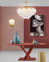 WOMO Tiered Textured Glass Cloud Chandelier-WM2005 thumbnail