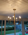 WOMO Swoop Arm Candle Chandelier-WM2508 thumbnail