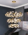 WOMO Circular Tiered Gingko Chandelier-WM2427 thumbnail