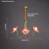 WOMO Lotus Flower Arm Chandelier-WM2025 thumbnail