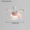 WOMO Airplane Children Ceiling Fan Lamp-WM5007 thumbnail