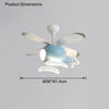 WOMO Airplane Children Ceiling Fan Lamp-WM5007 thumbnail