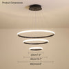 WOMO Tiered Led Ring Chandelier-WM2006 thumbnail