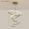 WOMO Tiered Led Ring Chandelier-WM2006 thumbnail