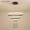WOMO Tiered Led Ring Chandelier-WM2006 thumbnail