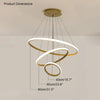 WOMO Tiered Led Ring Chandelier-WM2006 thumbnail