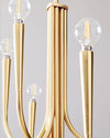 WOMO Swoop Arm Candle Chandelier-WM2508 thumbnail