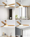 WOMO Scandi Reversible Ceiling Fan with Light-WM5002 thumbnail
