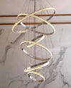 WOMO Tiered Circular Led Crystal Chandelier-WM2491b thumbnail