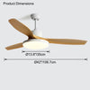 WOMO Scandi Reversible Ceiling Fan with Light-WM5002 thumbnail