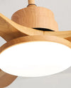 WOMO 3 Wood Blade Ceiling Fan Lamp-WM5090 thumbnail