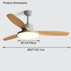 WOMO Scandi Reversible Ceiling Fan with Light-WM5002 thumbnail