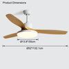 WOMO Scandi Reversible Ceiling Fan with Light-WM5002 thumbnail