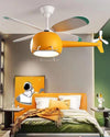 WOMO Airplane Children Ceiling Fan Lamp-WM5007 thumbnail