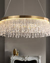 WOMO Fringe Round Crystal Chandelier-WM2362 thumbnail