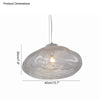 WOMO Cloud Blown Glass Pendant Light-WM2101 thumbnail