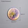 WOMO Moon/Earth Round Wall Sconce-WM6102 thumbnail